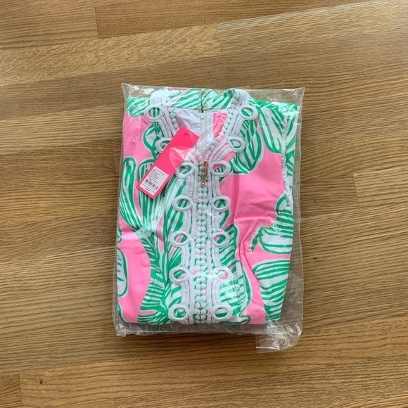 ALEXA STRETCH SHIFT DRESS: MANDEVILLA BABY - Picture 4 of 7